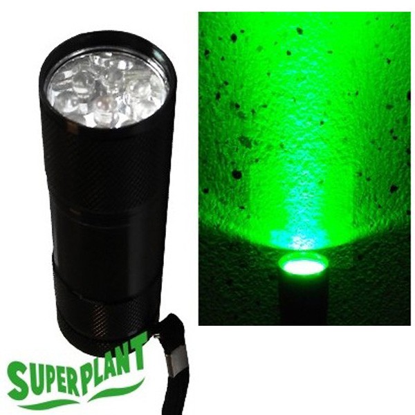 Superplant - Green-Light flashlight 9 leds P.A.R 38