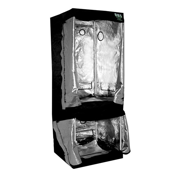 Blackbox Silver - grow room - Dual BBS - 80x80x200 cm