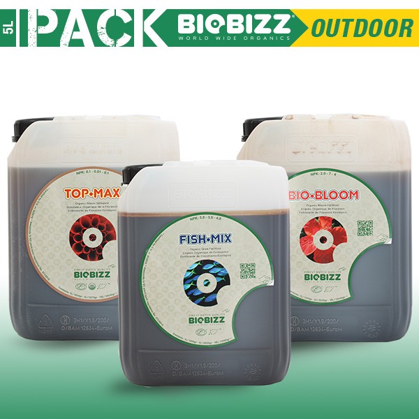 Biobizz - Spécial extérieur - 5L - Pack Engrais