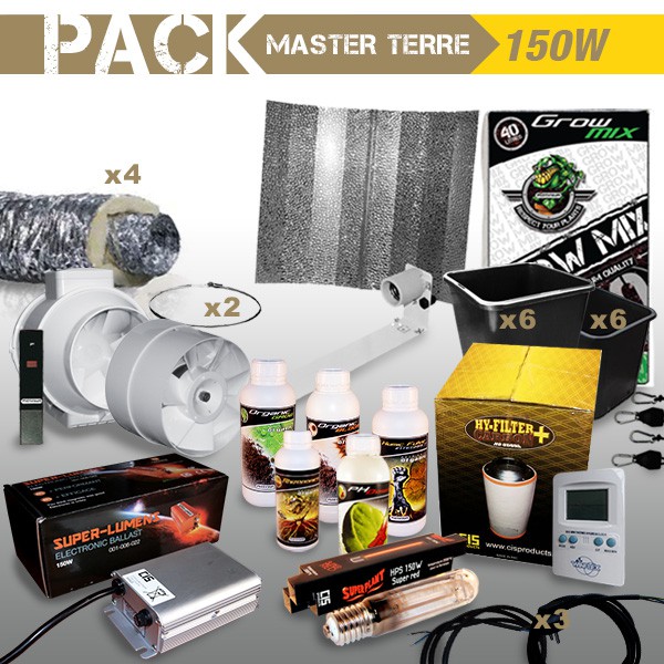 PACK Kultur im Schrank MASTER TERRE 250W
